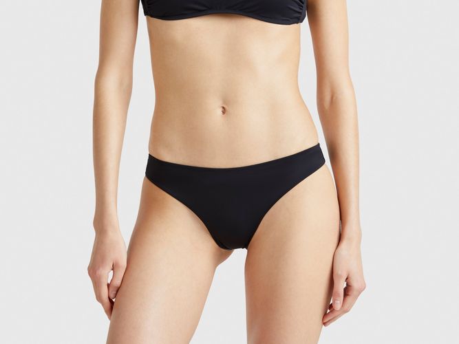 Benetton, Maillot De Bain Brésilien En Econyl, taille L, Noir - United Colors of Benetton - Modalova