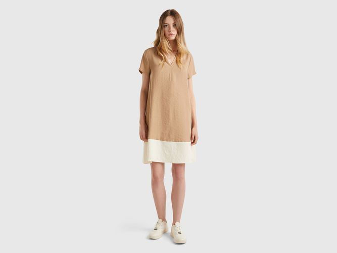 Benetton, Robe Évasée En Modal Mélangé, taille M, - United Colors of Benetton - Modalova