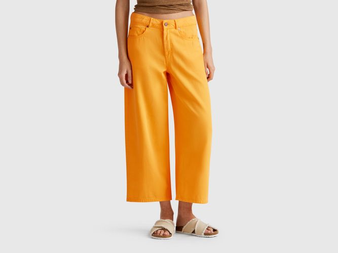Benetton, Pantalon Jaune Cinq Poches, taille, Jaune - United Colors of Benetton - Modalova