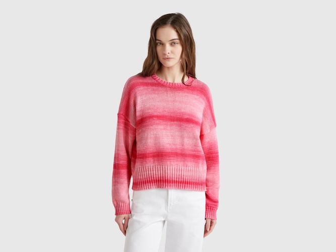 Benetton, Pull Effet Dégradé, taille L, Rose - United Colors of Benetton - Modalova