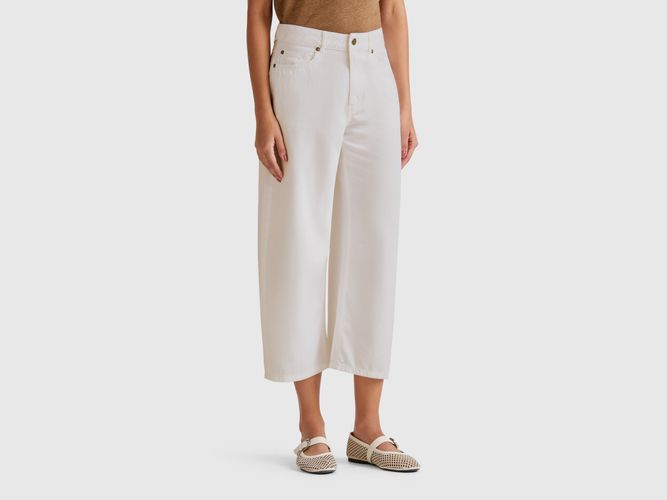 Benetton, Pantalon Cinq Poches Blanc, taille, Blanc - United Colors of Benetton - Modalova
