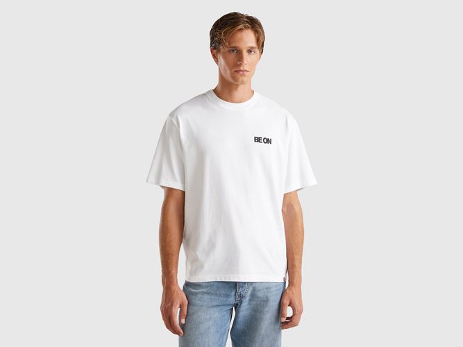 Benetton, T-shirt Oversize En Pur Coton, taille XXL, Blanc - United Colors of Benetton - Modalova