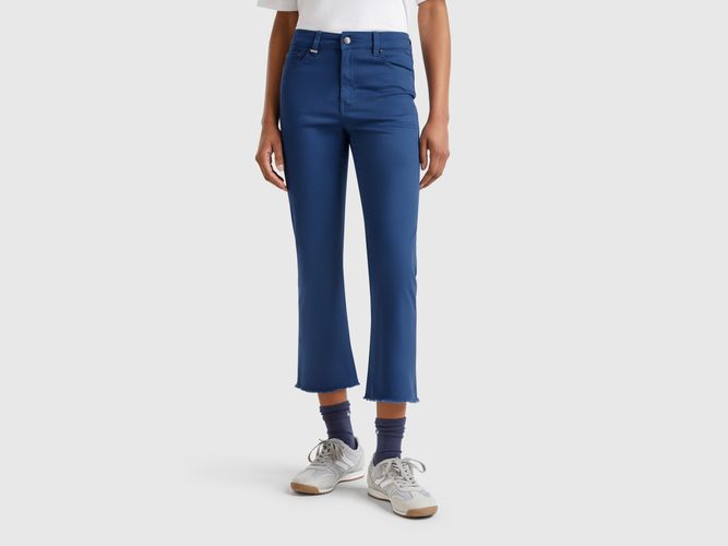 Benetton, Pantalon Crop Cinq Poches, taille 29, Bleu Horizon - United Colors of Benetton - Modalova