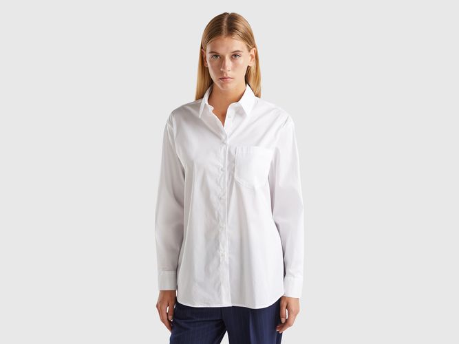 Benetton, Chemise Oversize, taille L, Blanc - United Colors of Benetton - Modalova