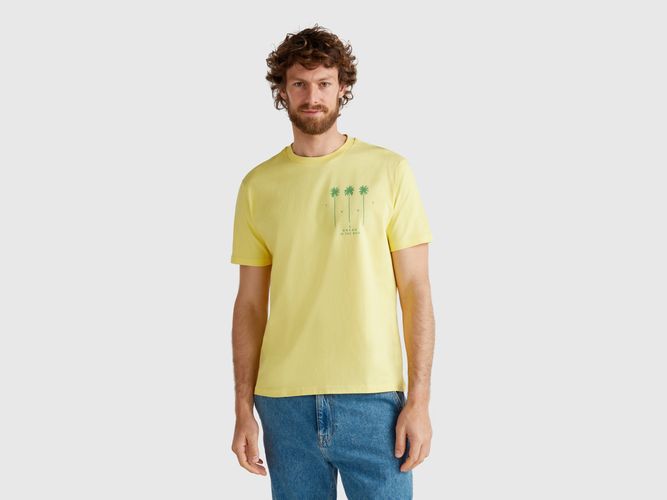 Benetton, T-shirt Jaune Avec Graphismes, taille XXL, Jaune - United Colors of Benetton - Modalova