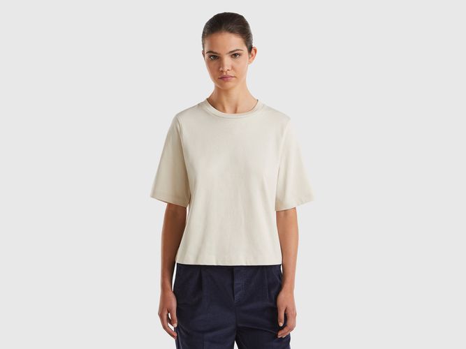 Benetton, T-shirt Coupe Boxy 100 % Coton, taille L, - United Colors of Benetton - Modalova