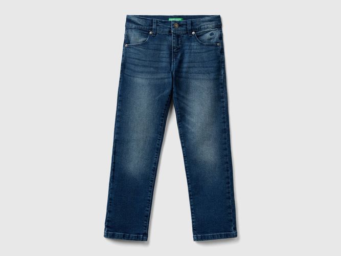 Benetton, Jeans Slim Fit "eco-recycle", taglia 2XL, Blu Scuro, Bambini - United Colors of Benetton - Modalova
