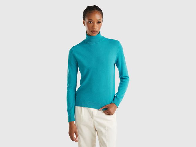 Benetton, Pull Col Montant En Pure Laine Mérinos, taille L, - United Colors of Benetton - Modalova