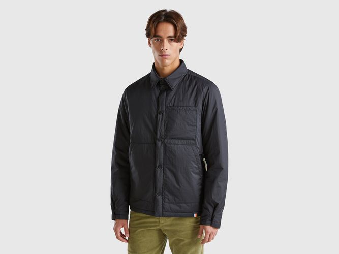 Benetton, Blouson Ajusté En Nylon, taille XXL, Noir - United Colors of Benetton - Modalova