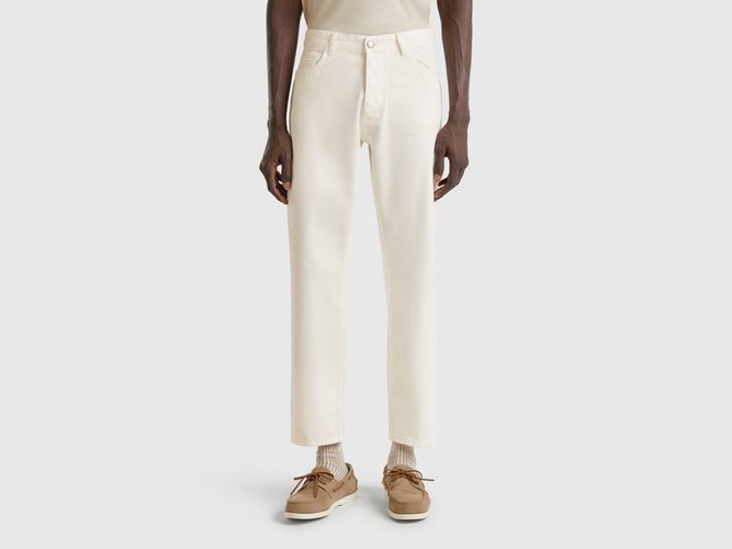 Benetton, Jean Coupe Classique, taille 28, Blanc - United Colors of Benetton - Modalova