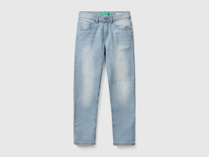 Benetton, Jeans Slim Fit "eco-recycle", taglia L, Blu Chiaro, Bambini - United Colors of Benetton - Modalova