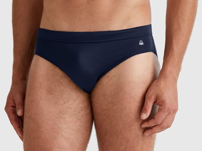 Benetton, Slip De Bain Avec Cordon De Serrage, taille L, Bleu Foncé - United Colors of Benetton - Modalova