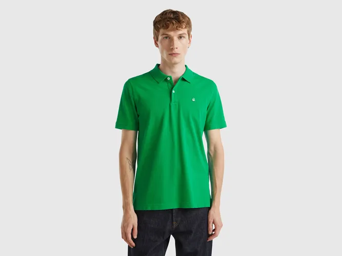 Benetton, Polo Ajusté Vert, taille XXL, Vert - United Colors of Benetton - Modalova