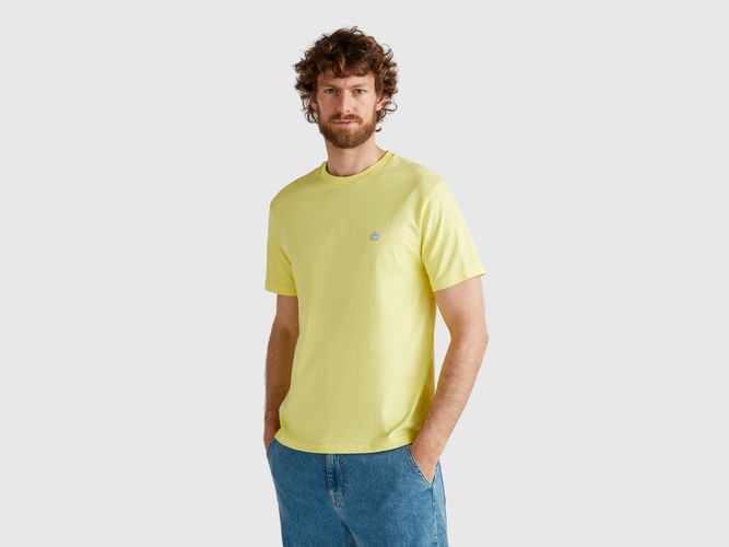 Benetton, T-shirt Basique En Coton, taille XXL, Jaune - United Colors of Benetton - Modalova