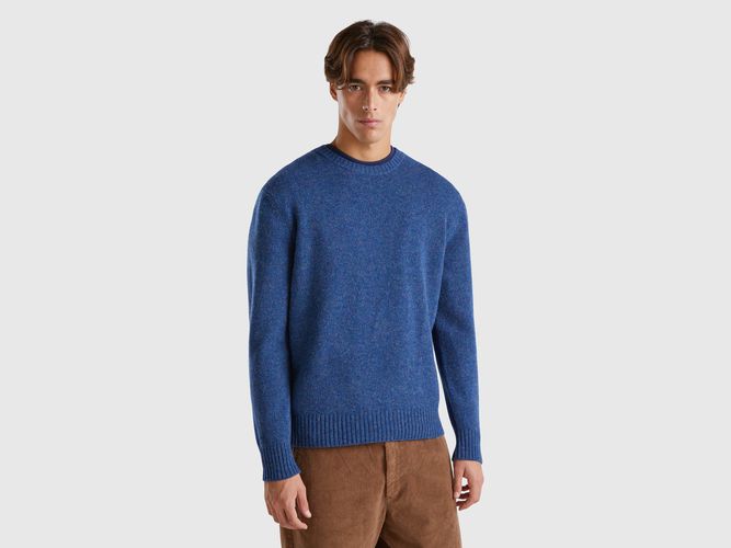 Benetton, Pull En Laine Shetland, taille L, Bleu - United Colors of Benetton - Modalova