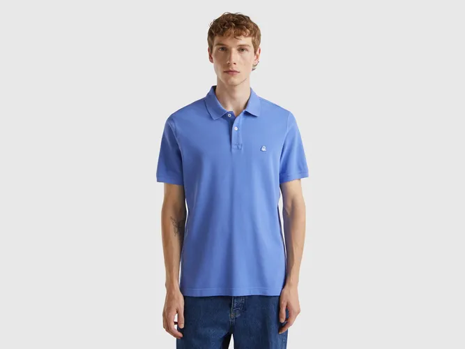 Benetton, Polo Regular Pervenche, taille XXL, Bleu Pervenche - United Colors of Benetton - Modalova