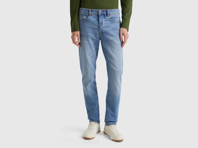 Benetton, Jeans Slim À Cinq Poches, taille 28, Bleu Clair - United Colors of Benetton - Modalova