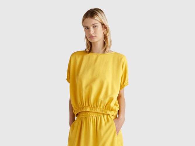 Benetton, Haut Court, taille L, Moutarde - United Colors of Benetton - Modalova