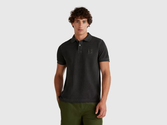 Benetton, Polo Gris Foncé Coupe Classique, taille XXL, Gris Foncé - United Colors of Benetton - Modalova