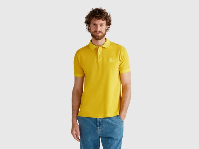 Benetton, Polo Jaune Coupe Classique, taille XXL, Jaune - United Colors of Benetton - Modalova