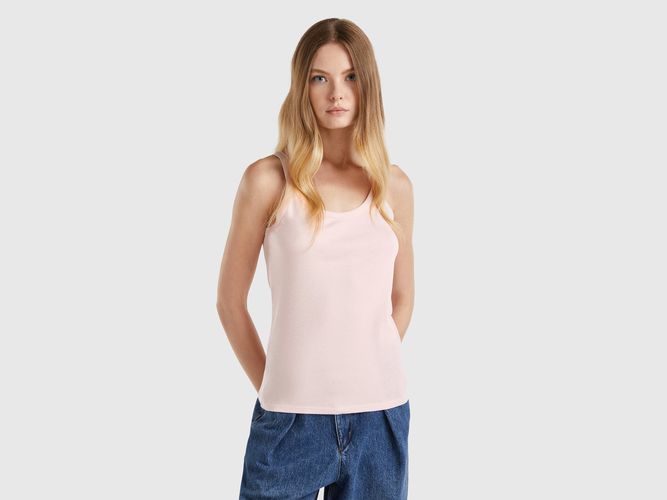 Benetton, Débardeur Rose Pastel En Pur Coton, taille L, Rose Pastel - United Colors of Benetton - Modalova