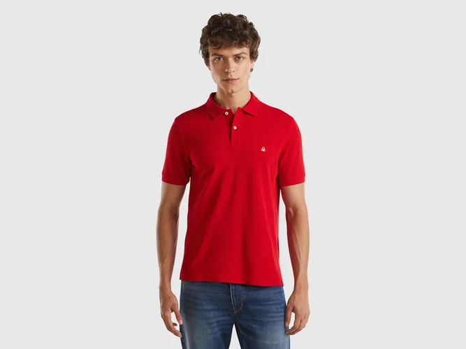 Benetton, Polo Rouge Coupe Droite, taille XXL, Rouge - United Colors of Benetton - Modalova