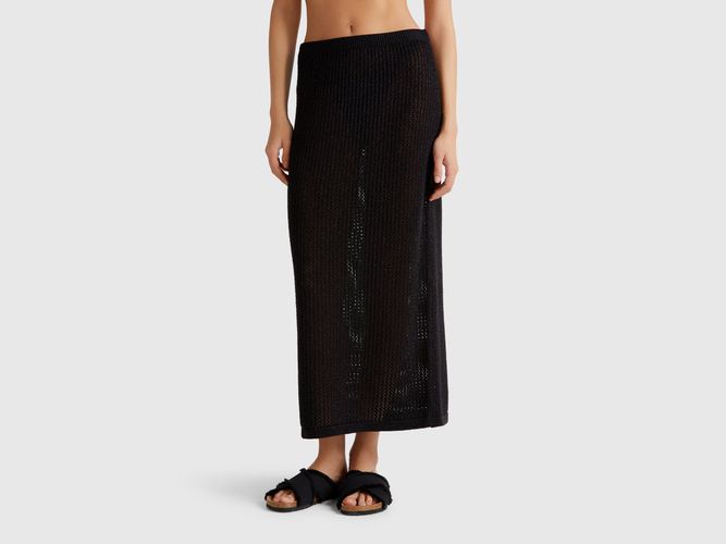 Benetton, Jupe En Tricot, taille L, Noir - United Colors of Benetton - Modalova