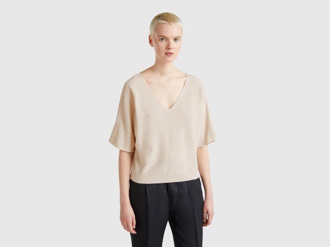 Benetton, Pull Court Réversible, taille L, - United Colors of Benetton - Modalova