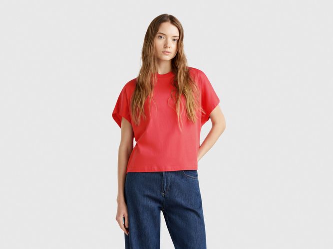 Benetton, T-shirt À Manches Kimono, taille L, Rouge Brique - United Colors of Benetton - Modalova