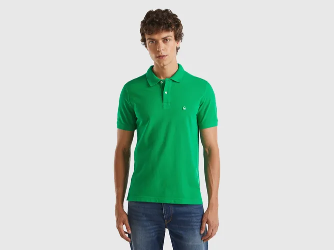 Benetton, Polo Vert Coupe Droite, taille XXL, Vert - United Colors of Benetton - Modalova