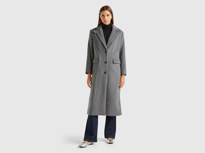 Benetton, Manteau Long Doublé, taille, Gris - United Colors of Benetton - Modalova