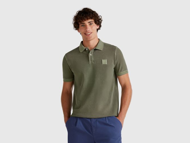 Benetton, Polo Vert Militaire Coupe Classique, taille XXL, Kaki - United Colors of Benetton - Modalova