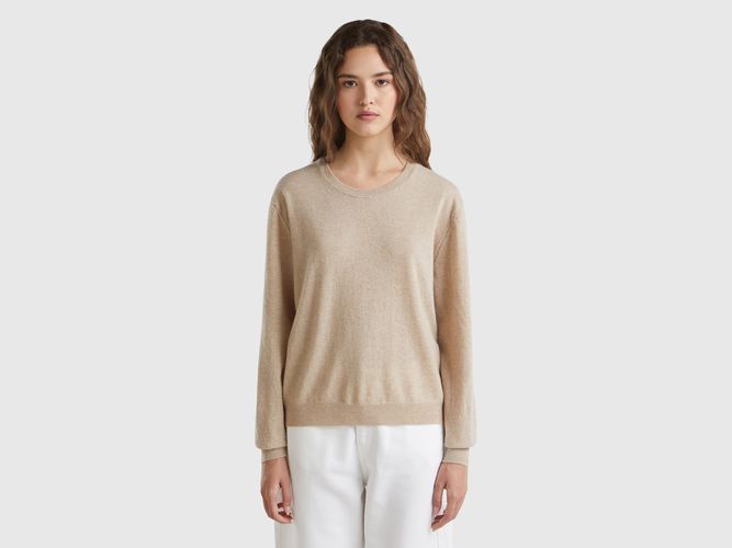 Benetton, Pull Coupe Relaxed En Pure Laine Mérinos, taille L, - United Colors of Benetton - Modalova