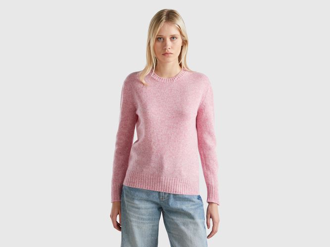 Benetton, Pull En Pure Laine Shetland, taille L, Rose Pâle - United Colors of Benetton - Modalova