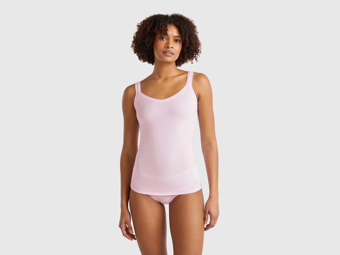 Benetton, Débardeur Sous-vêtement En Coton Bio Super Stretch, taille OS, Lilas - United Colors of Benetton - Modalova