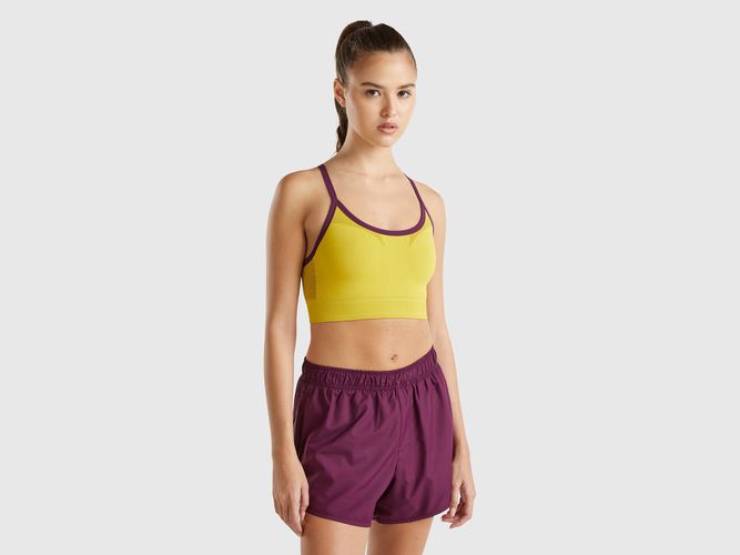 Benetton, Brassière De Sport Sans Coutures, taille L, Jaune - United Colors of Benetton - Modalova