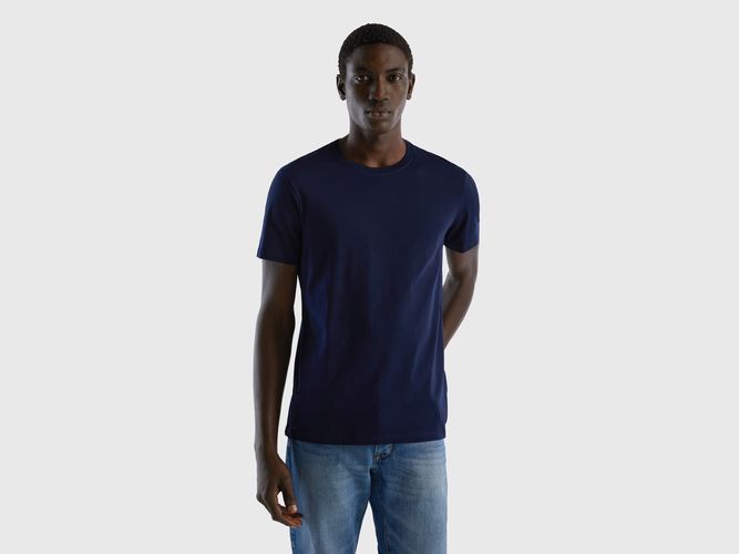 Benetton, T-shirt Bleu Foncé, taille XXL, Bleu Foncé - United Colors of Benetton - Modalova