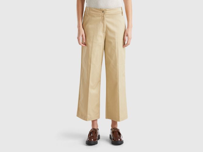 Benetton, Pantalon À Jambe Droite En Coton Stretch, taille, - United Colors of Benetton - Modalova