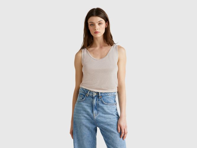 Benetton, Débardeur Pur Lin, taille S, - United Colors of Benetton - Modalova