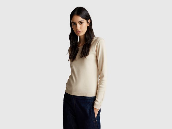 Benetton, Pull Col Rond En Pur Coton, taille L, - United Colors of Benetton - Modalova