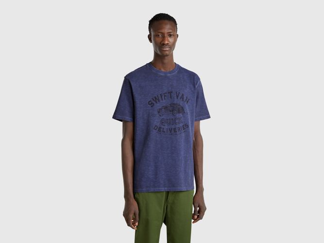 Benetton, T-shirt Avec Imprimé, taille XXL, Bleu - United Colors of Benetton - Modalova