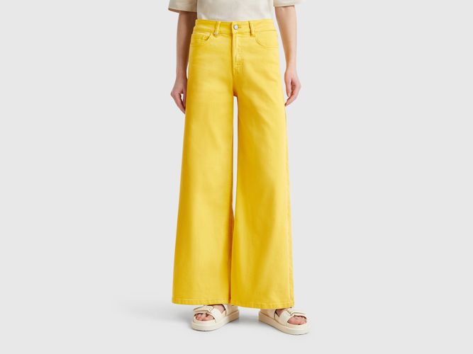 Benetton, Pantalon Coupe Large, taille 31, Jaune - United Colors of Benetton - Modalova