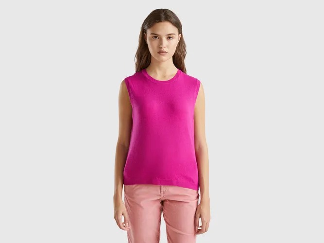 Benetton, Gilet En Pure Laine Mérinos, taille L, - United Colors of Benetton - Modalova