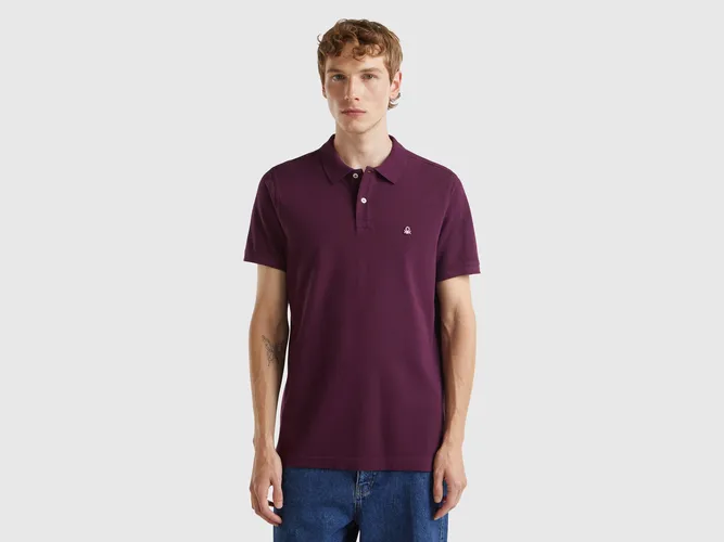 Benetton, Polo Regular Violet Foncé, taille XXL - United Colors of Benetton - Modalova