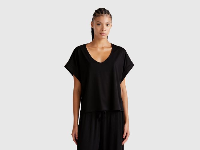 Benetton, T-shirt Coupe Carrée, taille M, Noir - United Colors of Benetton - Modalova