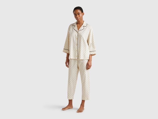 Benetton, Pyjama Fluide Avec Imprimé, taille M, - United Colors of Benetton - Modalova
