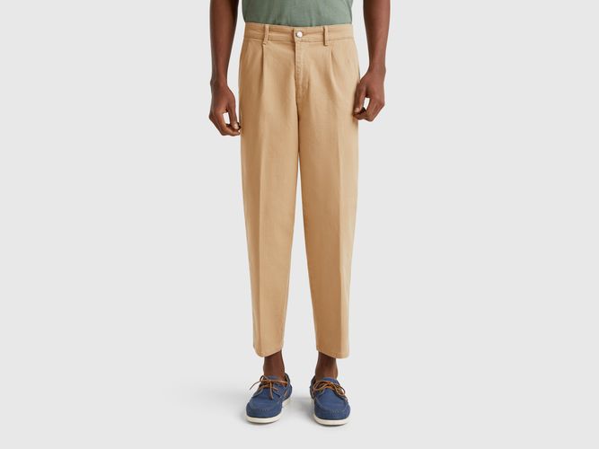 Benetton, Pantalon Chino En Coton Stretch, taille 44, - United Colors of Benetton - Modalova