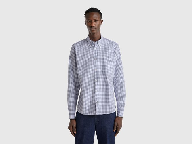 Benetton, Chemise Boutonnée À Carreaux, taille L, Multicolore - United Colors of Benetton - Modalova