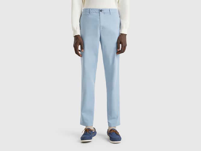 Benetton, Chino Slim Turquoise, taille 42, Bleu Clair - United Colors of Benetton - Modalova