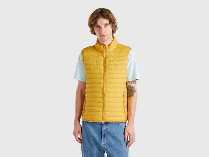 Benetton, Veste Sans Manches Coupe Classique Avec Rembourrage, taille XXL, Moutarde - United Colors of Benetton - Modalova